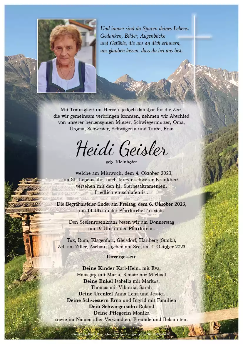 Parte von Heidi Geisler
